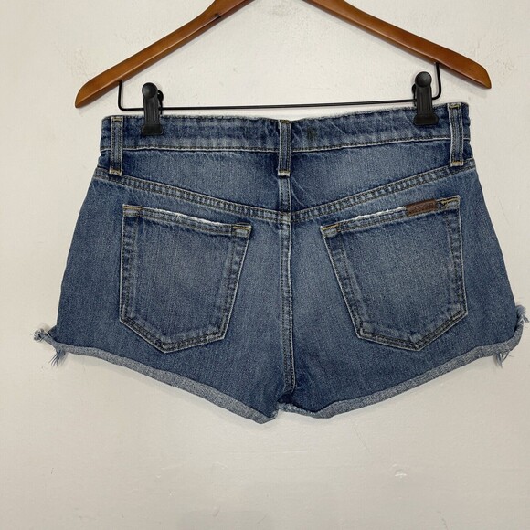 Joes Jeans Collectors Edition Ryla Womens 27 Distressed Denim Jean Shorts Frayed - Picture 5 of 9